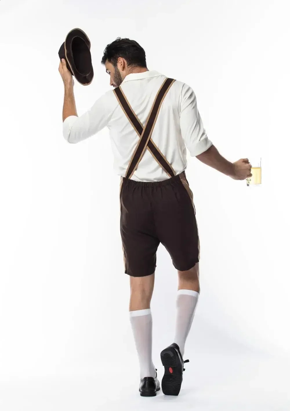 Maid Dress Adult Bavarian Beer Festival Dress Beer Carnival Party Dress Fancy Dress Mens Lederhosen Dirndl Dress 240926