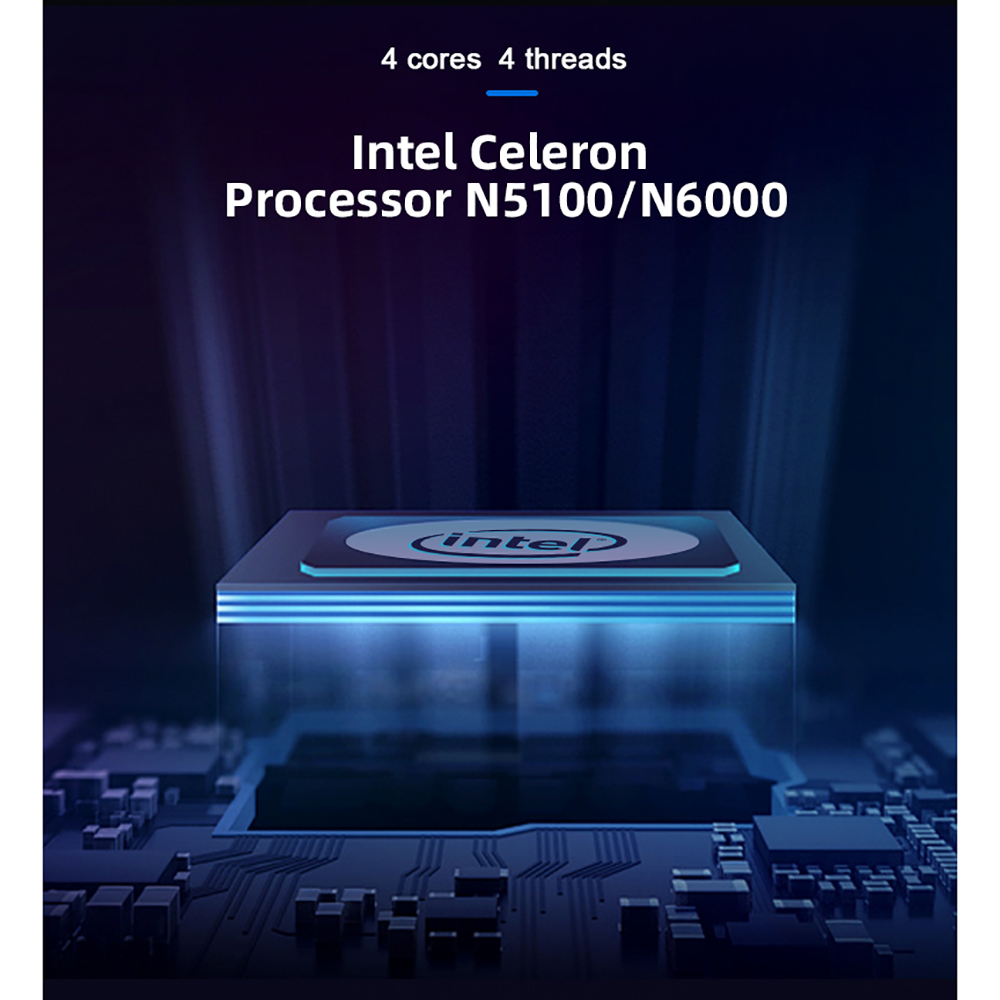High Performance 15.6" FHD Laptop with Intel Pentium N5100 CPU, 12GB RAM, and 256GB SSD
