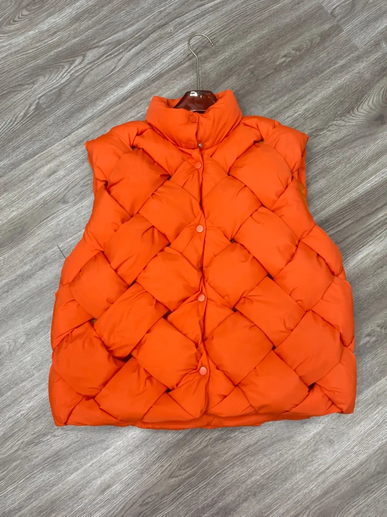 Womens lightweight zipper paddle vest stand collar half sleeve sleeveless single chest vest spring coat 240926