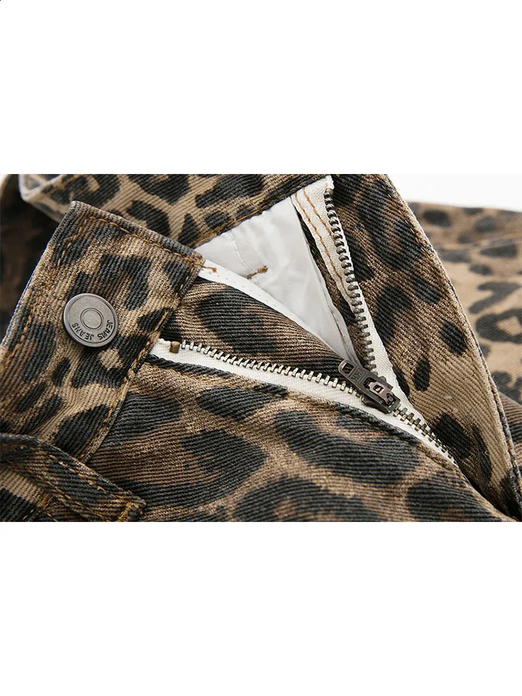 High Quality Camel Leopard Skirt Daily Women Vintage Classical Cozy A-Line Skirt 2024 Spring Summer American Retro 240919