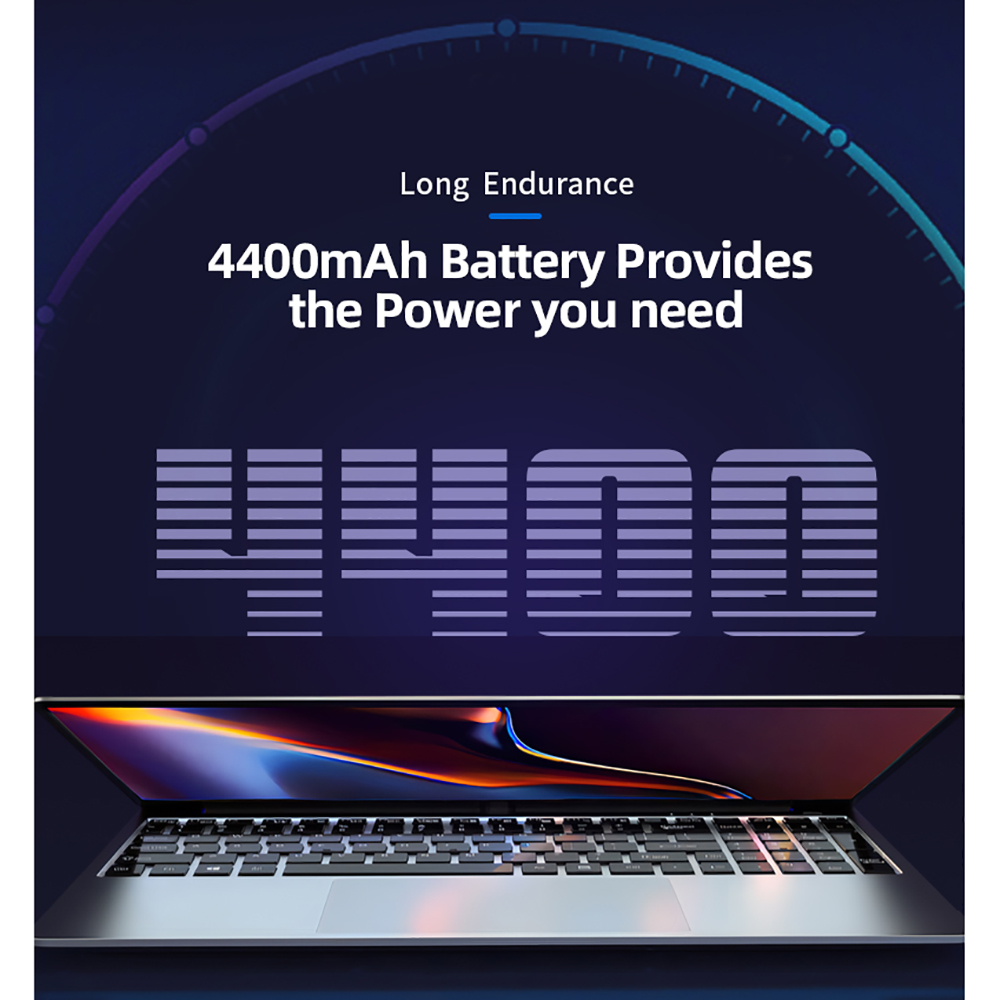 High Performance 15.6" FHD Laptop with Intel Pentium N5100 CPU, 12GB RAM, and 256GB SSD