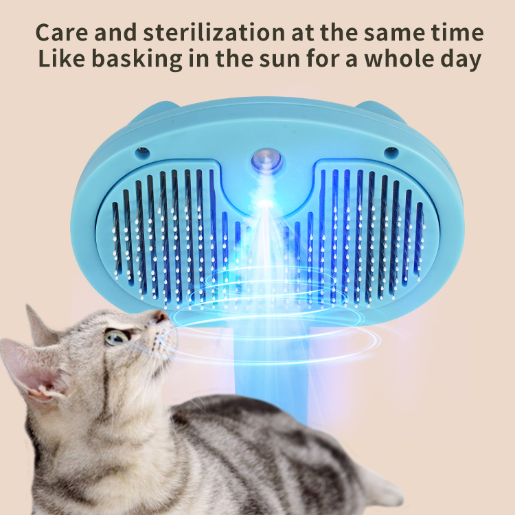 Multi-Functional Cordless Pet Brush with Comfortable Handle for Effortless Shed Removal