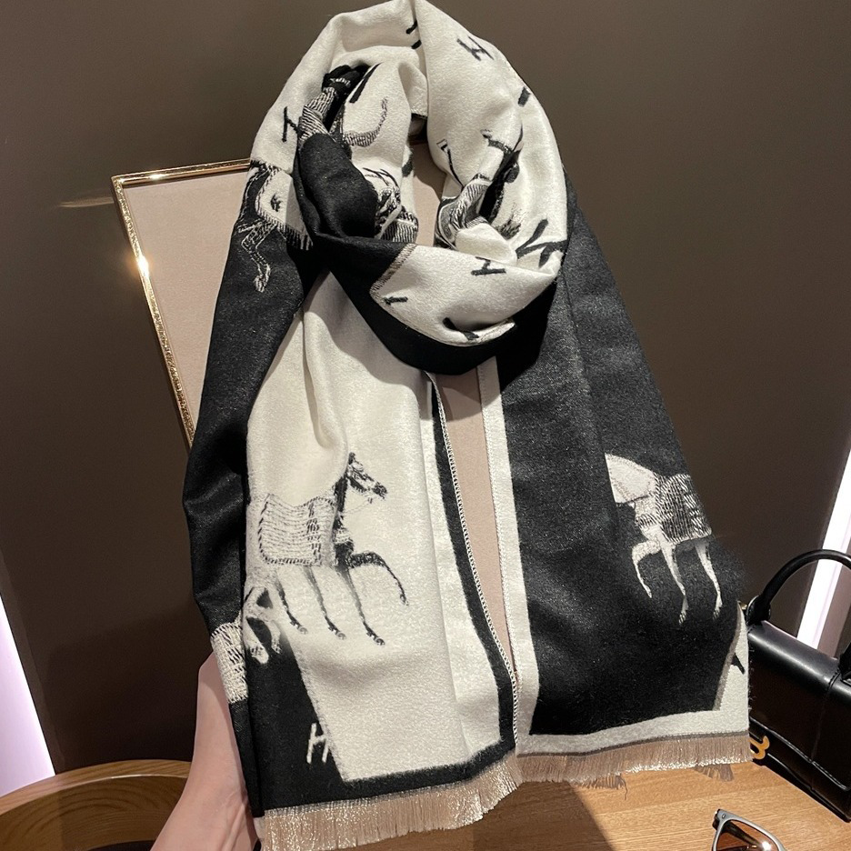 Scarves Winter Warm Cashmere Wraps Women Scarf Luxury Design Blanket Travel Poncho Stoles