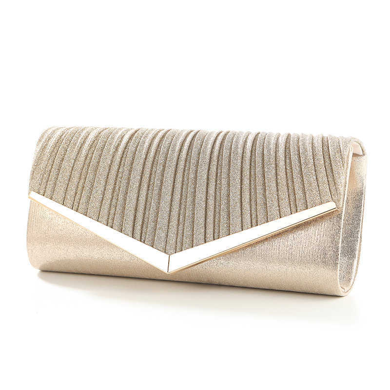 Clutch Bag New Fashionable Wrinkle Bag For Women Banquet Designer Bag Dress Chain Handbag Wedding Cheongsam Bag 240920