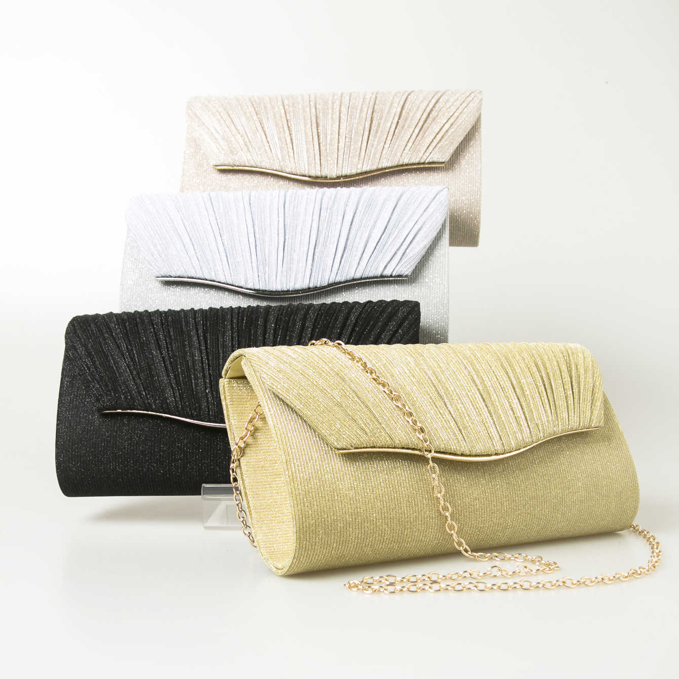 Clutch Bag Womens Banquet Fashion Designer Bag Shining Versatile High End Handheld Chain Evening Bags 240920