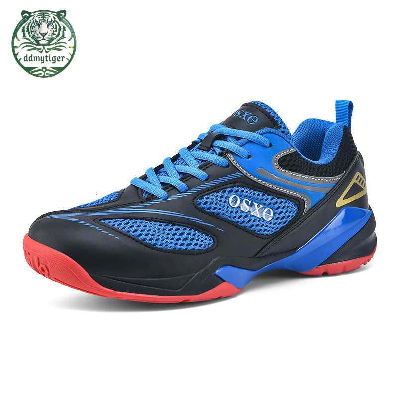 ddmytiger Badminton men's outdoor mesh breathable table tennis MD soft sole non slip rubber training sports shoes A