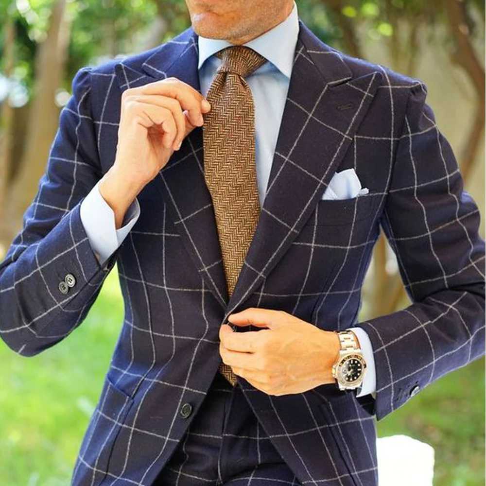 Mens fashionable wool tie tight solid casual collar Corbata ultra-thin striped collar wedding gift set tie accessories Y240925
