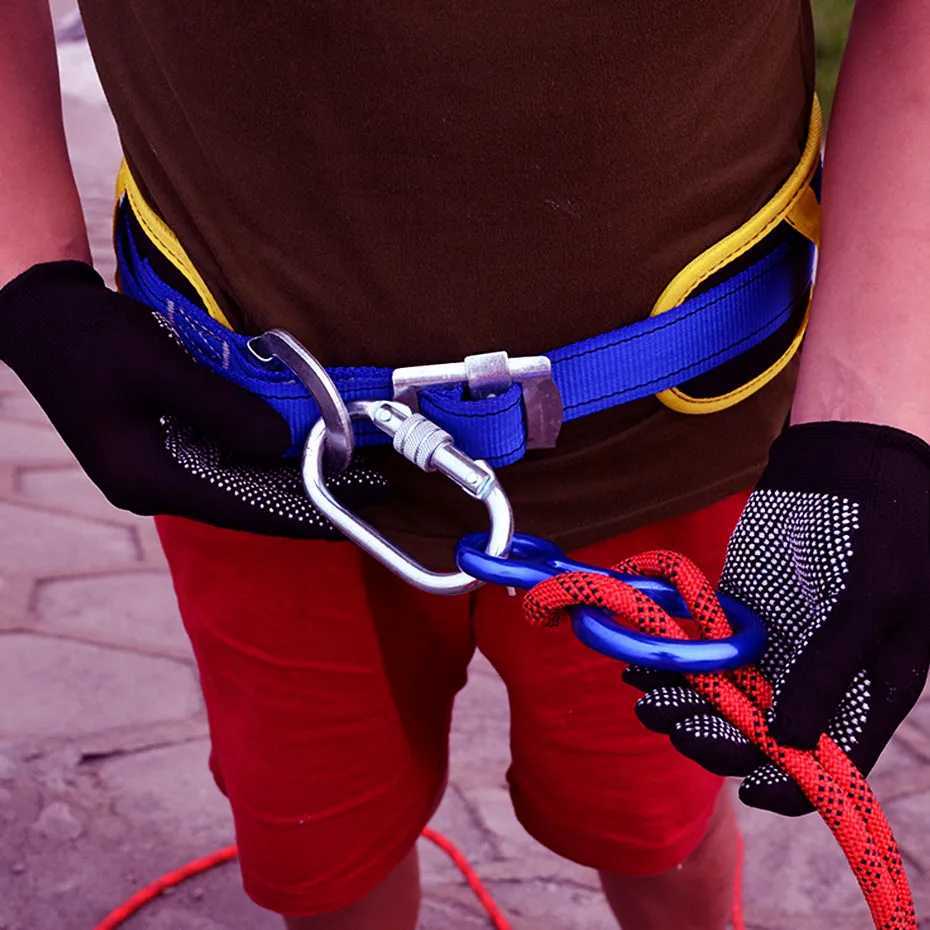 OD. 10mm climbing rope tree wall climbing equipment outdoor fire escape safety rope buckle length 20m 30m CL240926