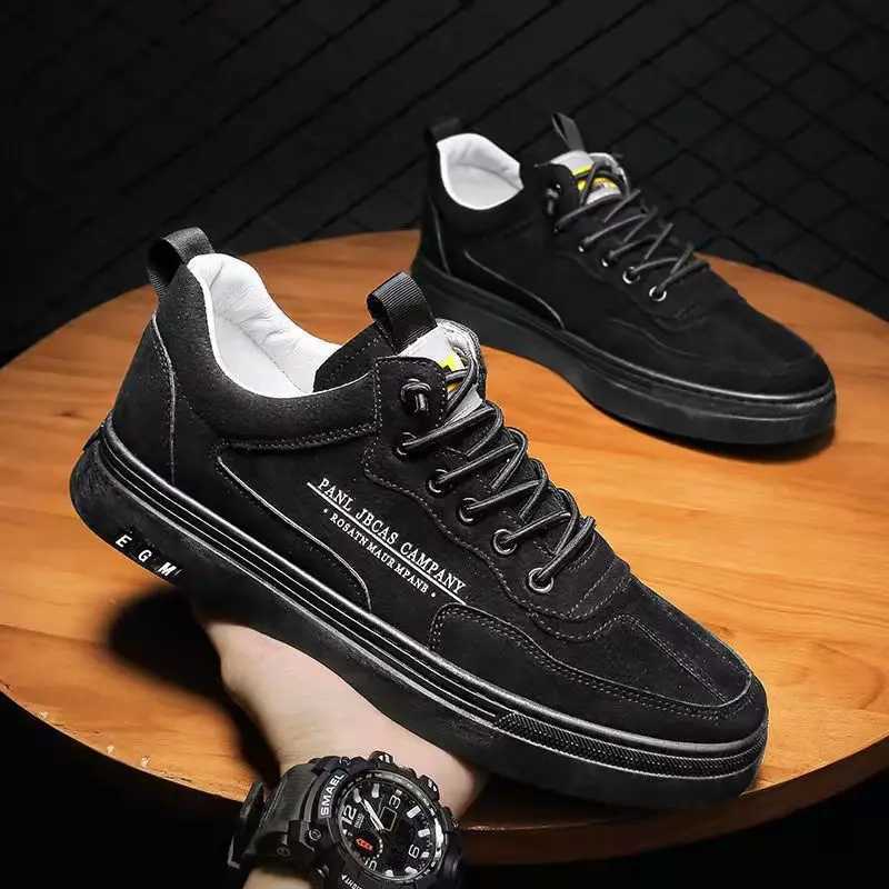 Casual Sneakers Brand Running Walking for Men Outdoor Leather Shoes Comfortable Lace Up Vulcanize Shoe Tenis Mascuo M240