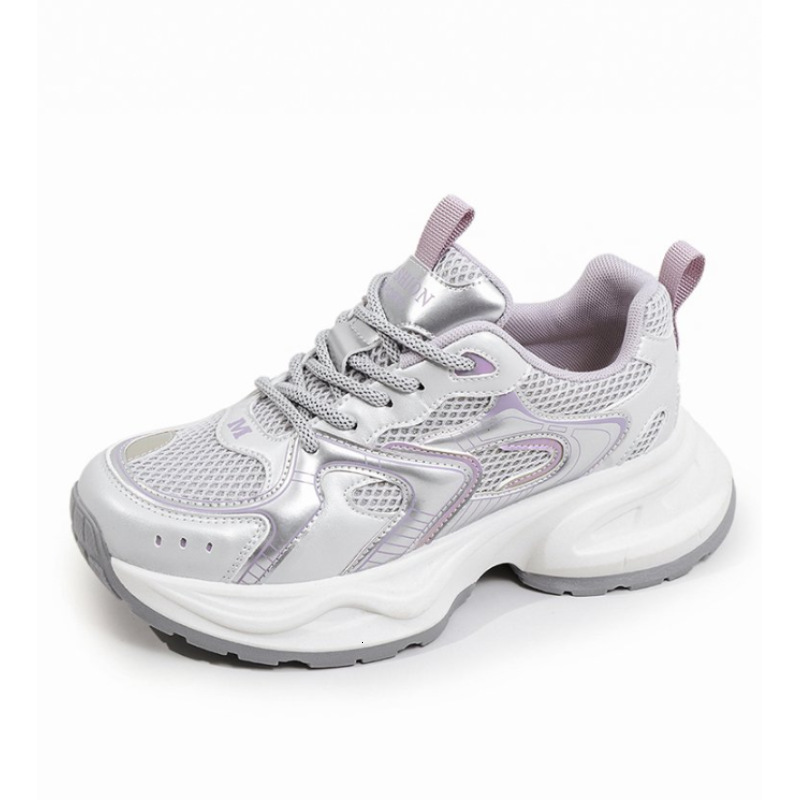 Ddmybear Thick Soled Dad Shoes For Women, Spring Breathable, Versatile, Lightweight Height Increasing Sports Leisure Shoes, Trendy Chinese Brand Shoes