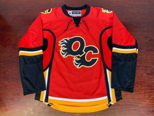 Quad City Flames AHL Red CCM Hockey Jersey add any name number