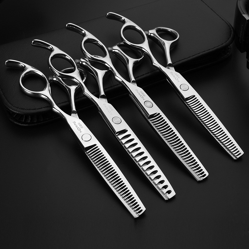 566.577.5 Inch Professional Hairdressing Scissors Japan 440C Hairdreser Barber Shears Set Cutting Thinning Haircut 220317
