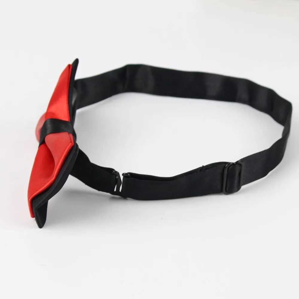 Classic Childrens Set Necklace Baby Boys and Girls Fashion Solid Color Adjustable Bow Chlidren Two tone Pet Dog Cat Bow Y240925