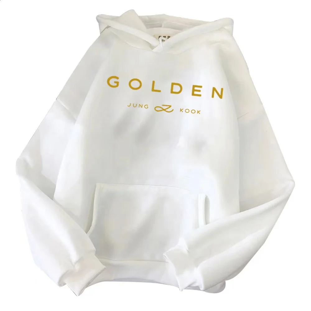 2024 Jung kook Hoodie Loose-fitting Harajuku casual hoodie for men and women 240923