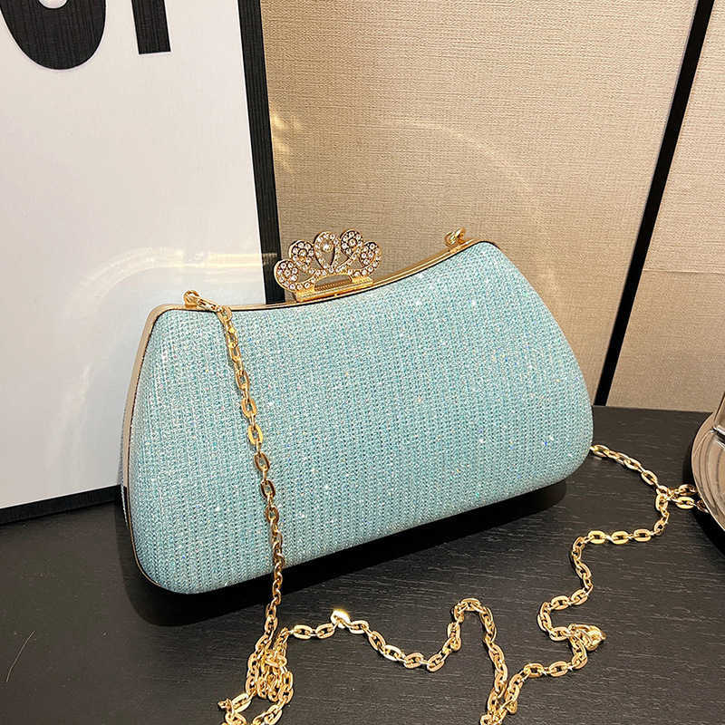 Clutch Bag Beautiful And Stylish Banquet Bag Trendy Hand-held Designer Bag Diagonal Span Elegant Chain Bag 240920