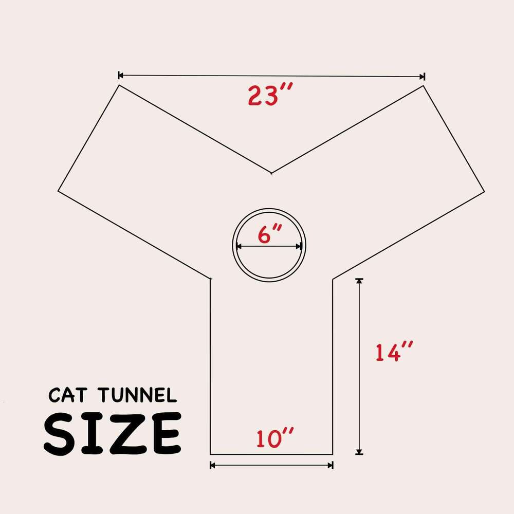 Cat Pipe Toy 2024 new Tempcore Pet Cat Tunnel Tube Toys 3 Way Collapsible, Tunnels for Indoor Cats,Kitty Bored Peek Hole Toy Ball Cat, Puppy, Pet Supp