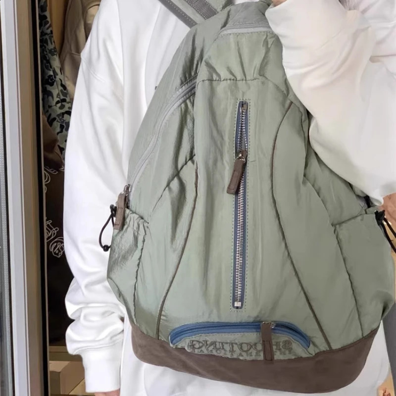 Japanese Y2k Aesthetic Letter Embroidery Bags Women Korean Ins Vintage High-capacity Schoolbags College Student Casual Backpac 240921 67e8 4