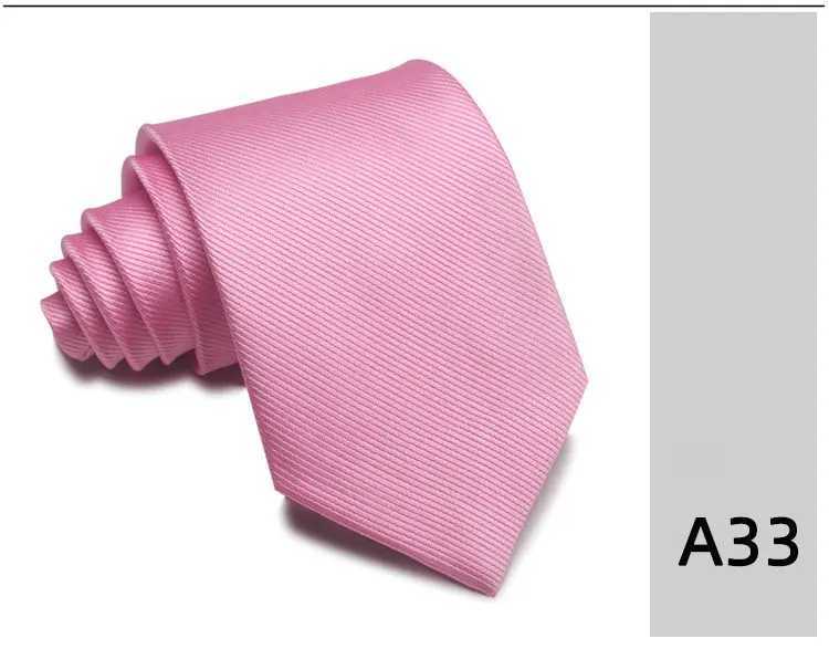 Mens pure tie collar round neck tie 8cm Ascot business lawyer administrative collar accessory blue black Y240925