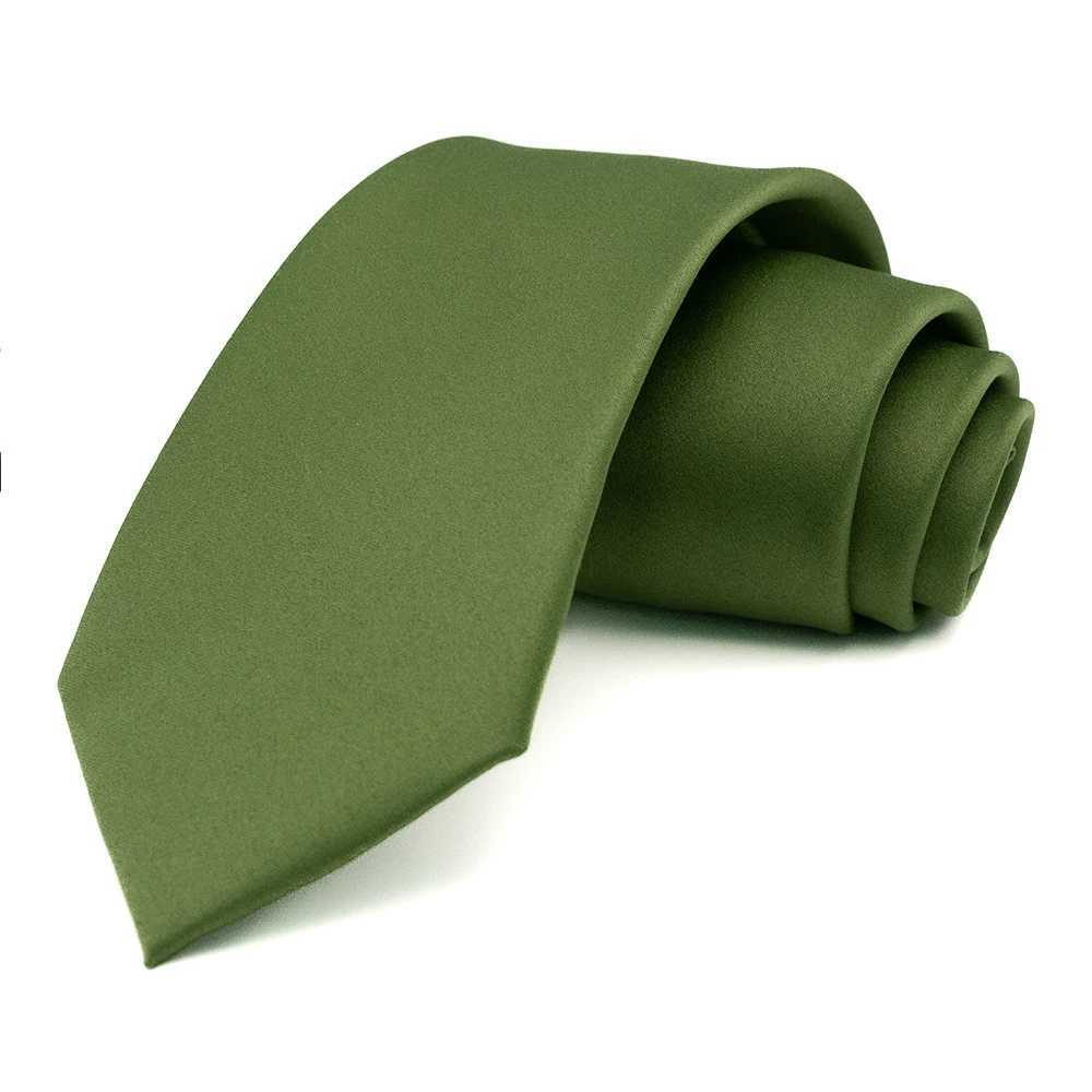 EASTEPIC 8cm Sage Green High Quality Round Head Tie Suitable for Mens Classic Necklace and Mens Accessories Solid Color Hot Business Meetings Y240925