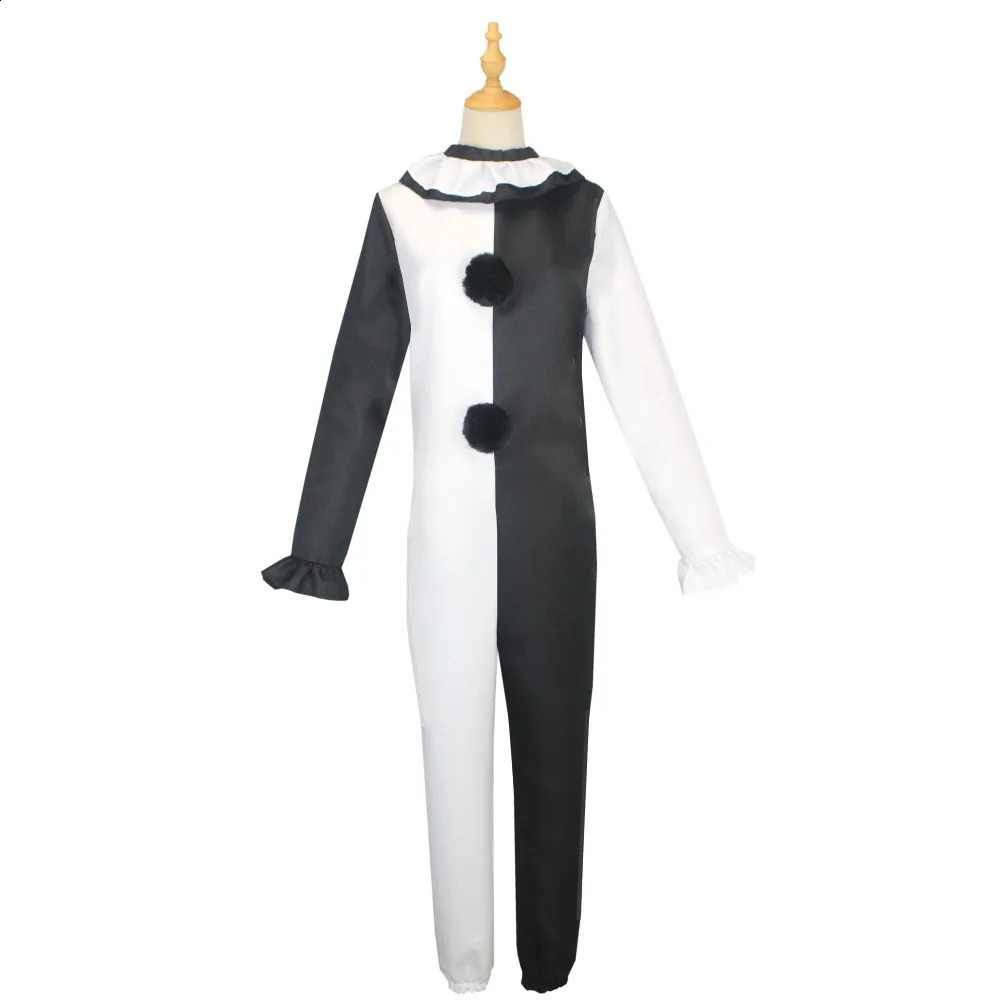 Terrifier Art Clown Role Playing Costume Mens jumpsuit Womens Role Playing Fancy Dress up Horror Costume Set Halloween Carnival Party 240926