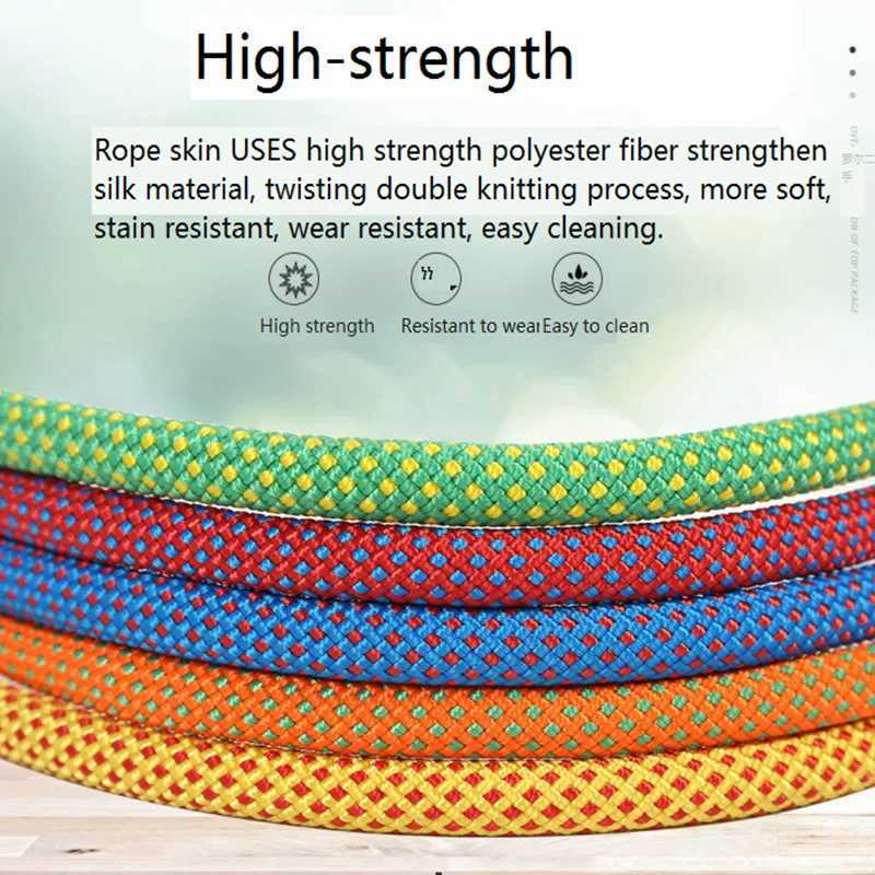 8mm climbing rope outdoor tree and rock equipment mountain lifeline emergency survival and safety equipment escape and rescue static rope CL240926