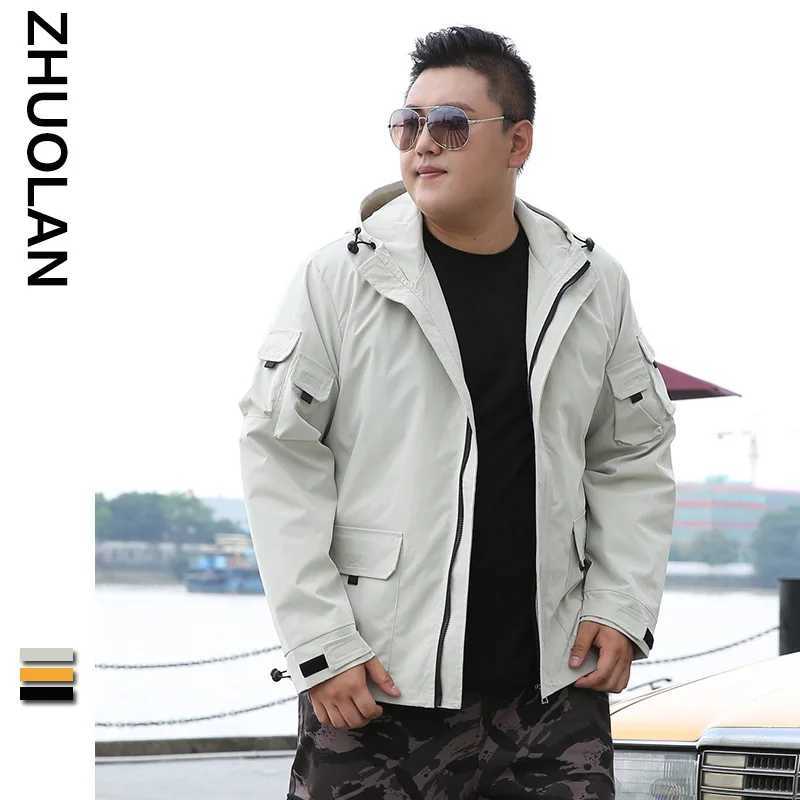 Men's Jackets Black Hoodies Men Teenager Autumn Jacket Juvenile Plus Size 6XL 7XL 8XL 9XL Mens Windbreaker Yellow Red Cargo Mens Clothes z240926