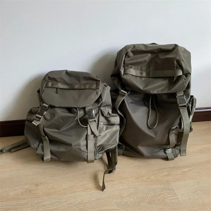 High-capacity Grunge Pockets Backpack Women All Match Fashion Vintage Schoolbags Y2k Aesthetic Ins Simple Backpac for Students 240921 96cb