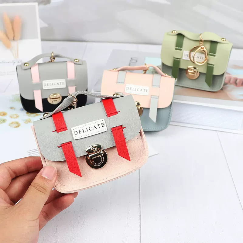 2025 New Designer wallet Wallet Portable Mini Cap Lock Cute Zero Wallet Female Student Key Earphone ID Storage Bag