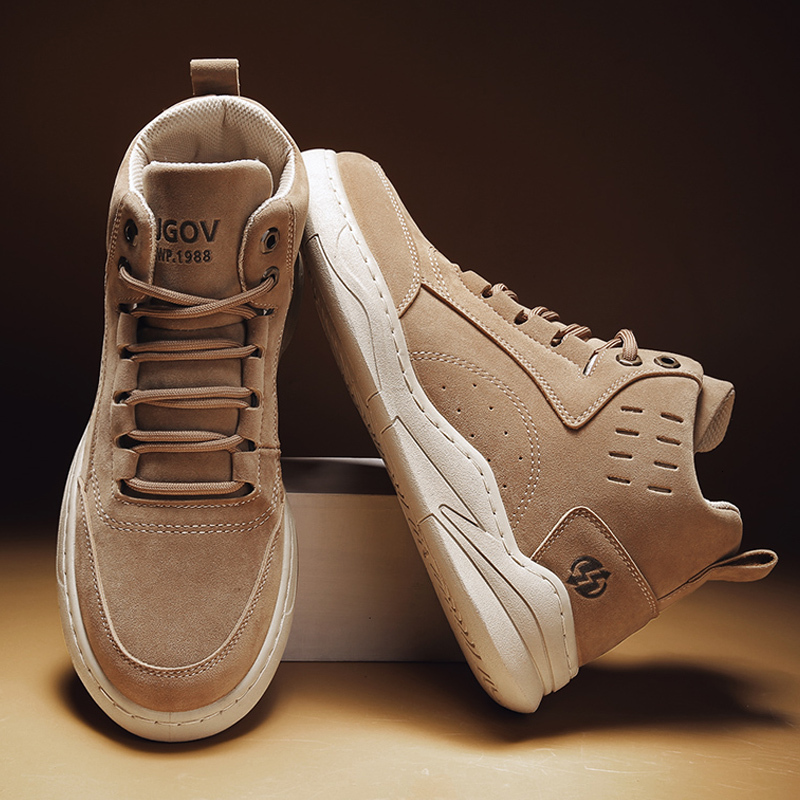 Designer shoes men's sports high top board boots 2024 new youth leisure multifunctional wearable boat shoes men's hiking boots