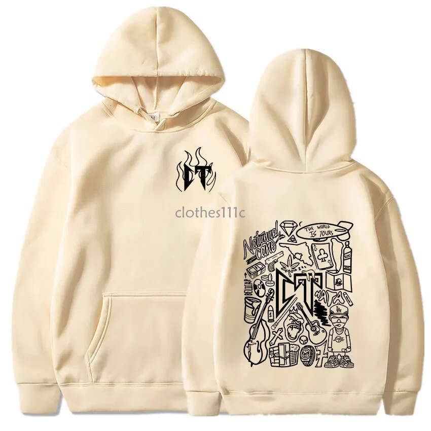 Natanael Cano Corridors Rapper Men And Women Hooded Sweatshirts Retro Sweaters