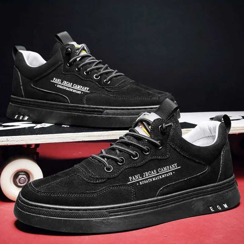 Casual Sneakers Brand Running Walking for Men Outdoor Leather Shoes Comfortable Lace Up Vulcanize Shoe Tenis Mascuo M240