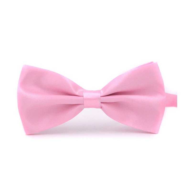 Mens Tie Fashion Party Business Wedding Bow Candy Solid Color Fem M Bow Accessories Bow Y240925
