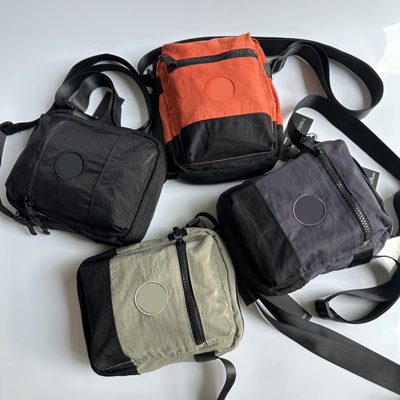 Classic Compass Embroidery Pouch Bag Casual Single Shoulder Cross Body Small multi-function Bag Cell Phone Bag Messenger Bag Chest Packs