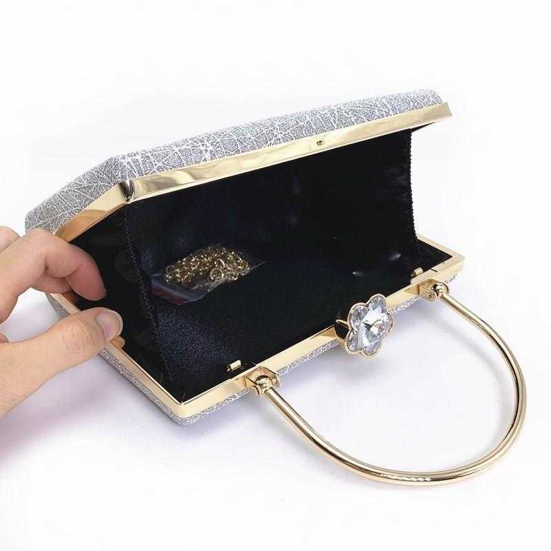 Clutch Bag New Celebrity Evening Dress Handbag Shiny Designer Bag Fashion Dinner Bag Cheongsam Womens Handbag 240920