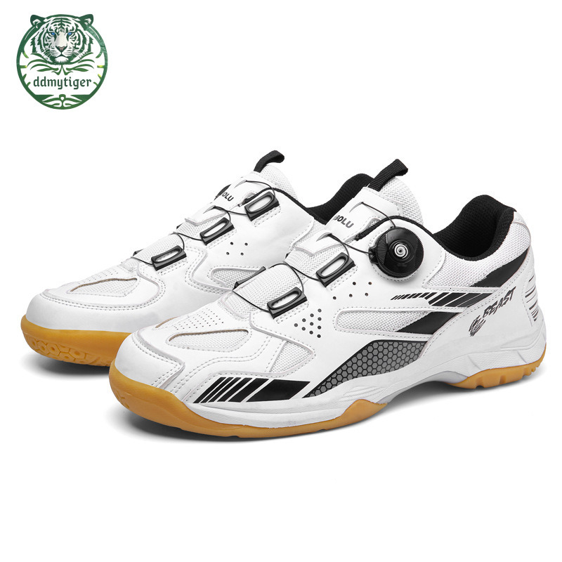 ddmytiger New couple table tennis men's and women's competition training breathable sports shoes, badminton shoes A ddmythur