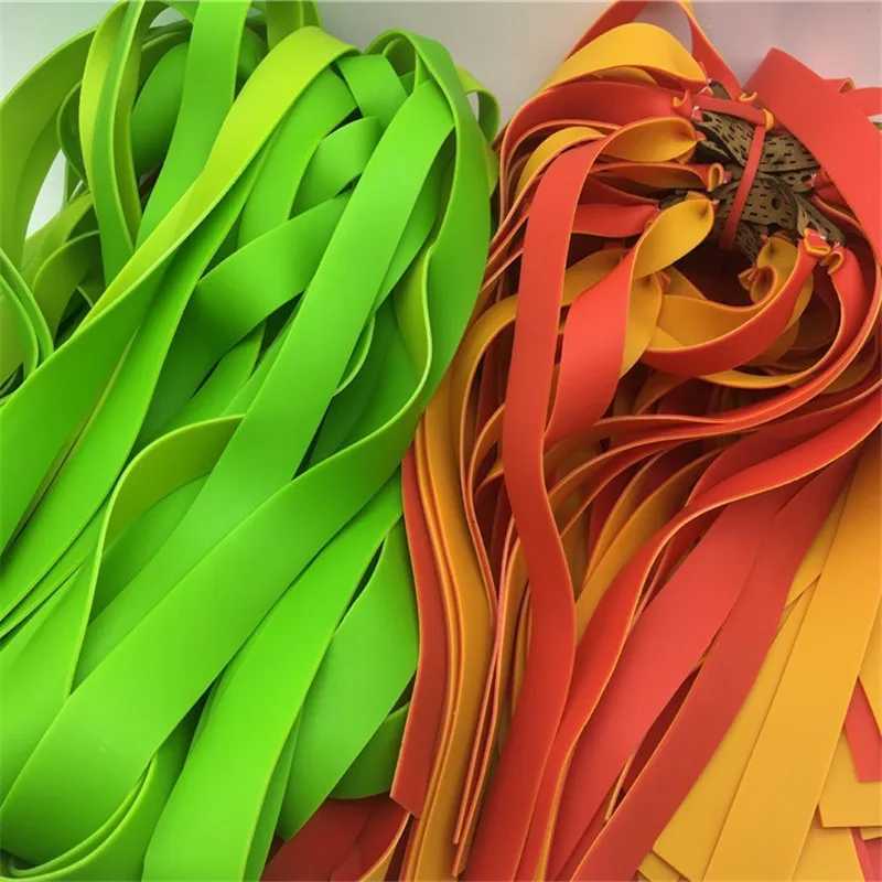 5 pieces/batch of elastic bungee jumping rubber bands used for slingshots hunting slingshots rubber bands flat strong elastic tubes Y240925