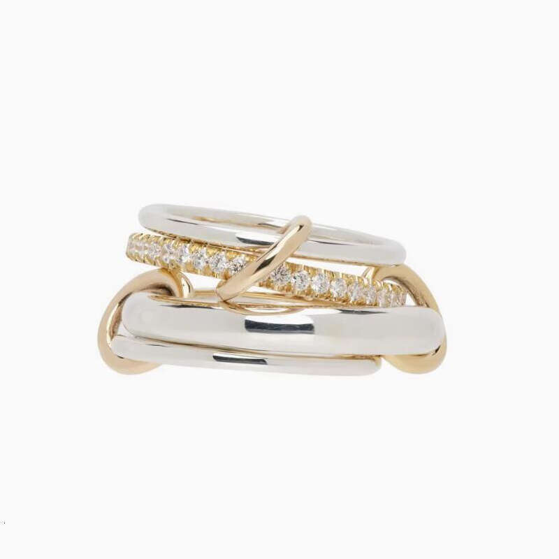 Designer ring Halley Gemini Band Rings Spinelli Kilcol brand New Industrial wind jewelry gold multiple ring womens gift
