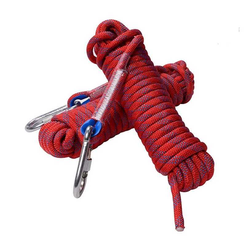 Climbing rope tree wall climbing equipment 10mm high-strength outdoor fire escape safety climbing rope climbing accessories CL240926