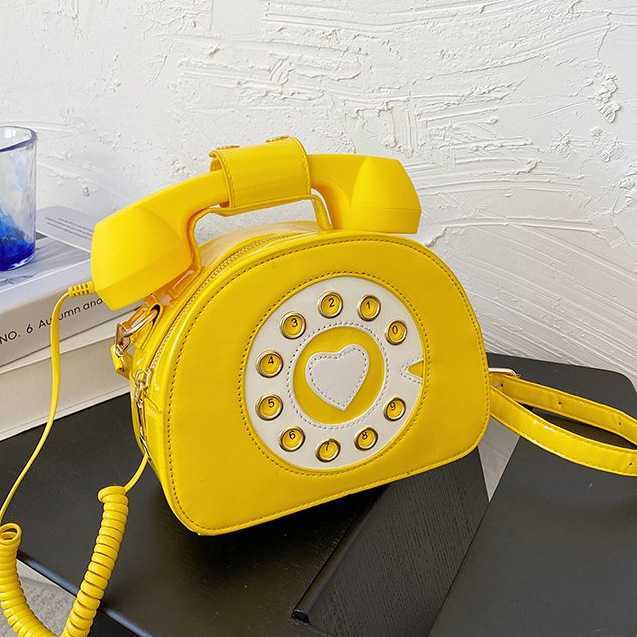 Spring Single Shoulder Crossbody Bag Female Creative Sweet Girl Funny Personality Fashion Cute Phone Bag 240915