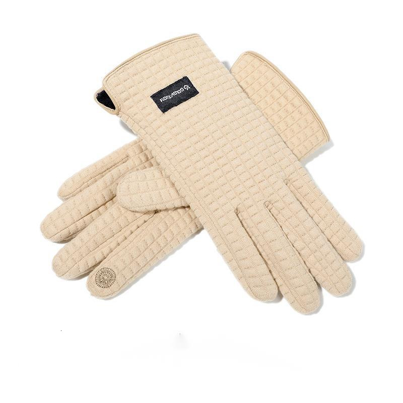 Winter New Couple for Men and Women Outdoor Windproof Touch Screen Thickened Warm Volcanic Gloves