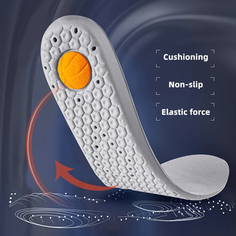 Big Nut Sports Insole Sole Mens Shock Absorbent Absorbent Deodorizer Breathable Mat Running Mat 240925