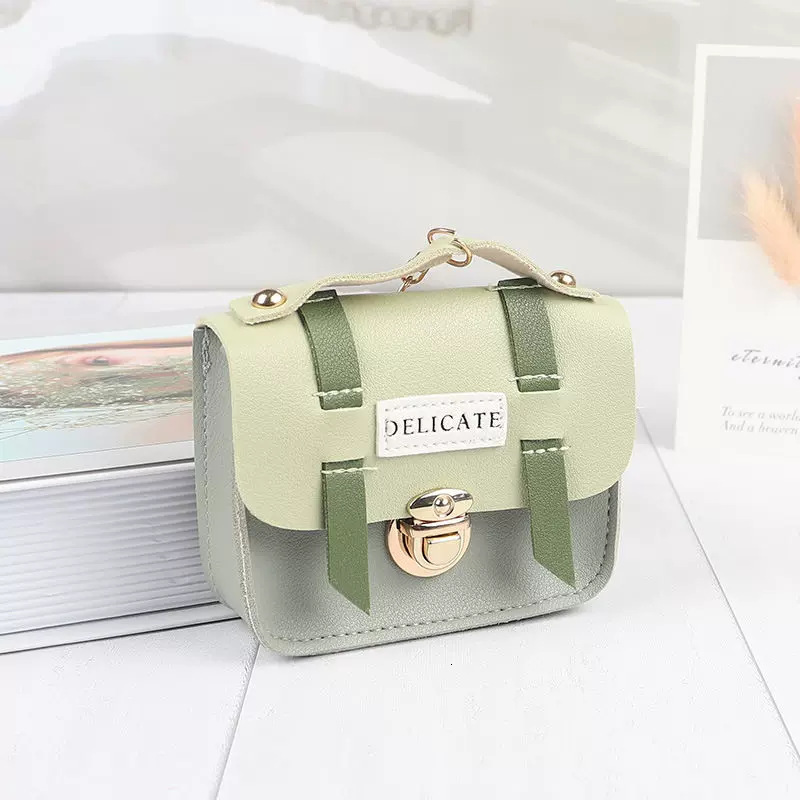 2025 New Designer wallet Wallet Portable Mini Cap Lock Cute Zero Wallet Female Student Key Earphone ID Storage Bag