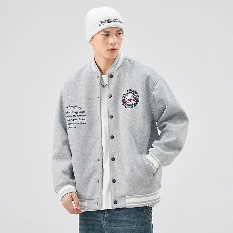 Mens Oversize Baseball Jacket Military Coat High Quality Autumn Casual Letter Embroidery Coats AllMatching 240924