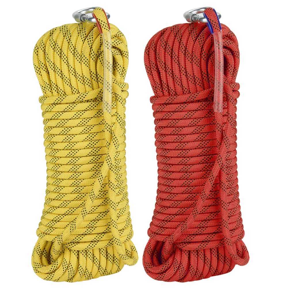 1200kg 30m outdoor climbing escape rope diameter 10mm climbing rope climbing safety rope CL240926