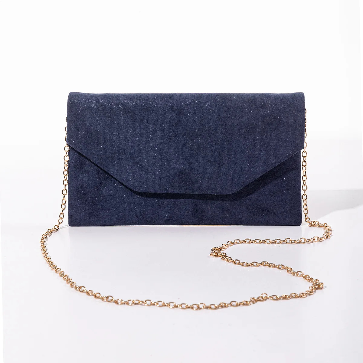Womens Suede Clutch Handbag Chain Shoulder Bag Envelope Womens Evening Bag Mini Wallet Direct 240923