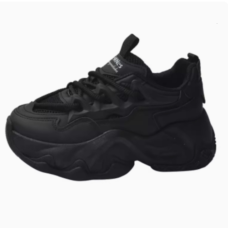 Ddmybear Women's 2024 New Style, Eye-Catching Sponge Cake Thick Sole, Height Increasing Comfortable Small Sports And Leisure Shoes Chinese Brand 