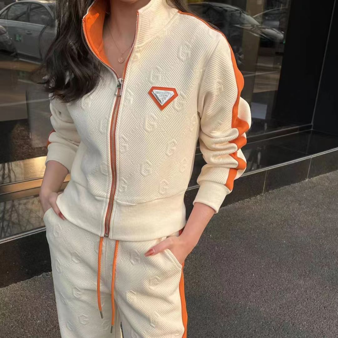 Women's Two Piece Pants 2 Set Autumn Women Crop Top Shirt Wide Leg Pant Fashion Solid Simple Leisure Time Party Suit 688