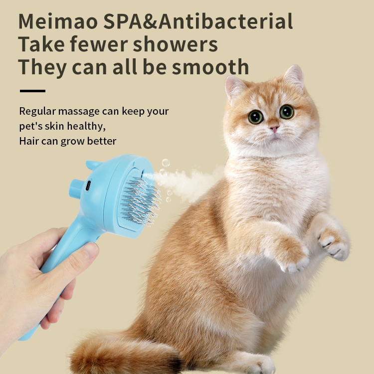 Convenient Cordless Pet Brush Dual Functions & Comfy Grip for Stress-Free Debris Removal