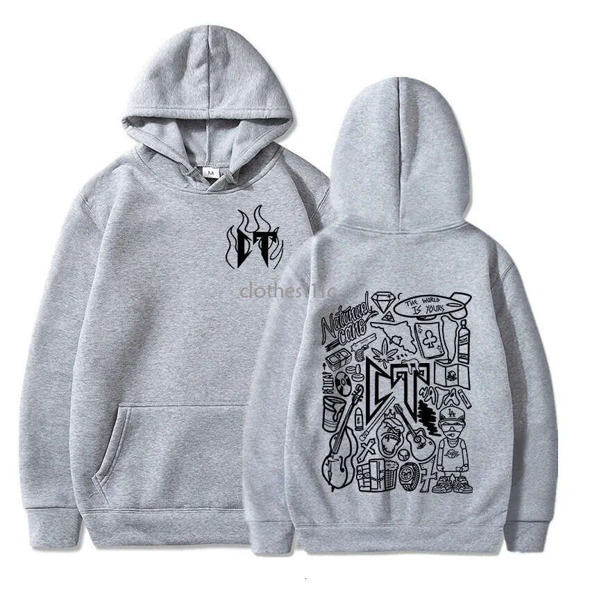 Natanael Cano Corridors Rapper Men And Women Hooded Sweatshirts Retro Sweaters