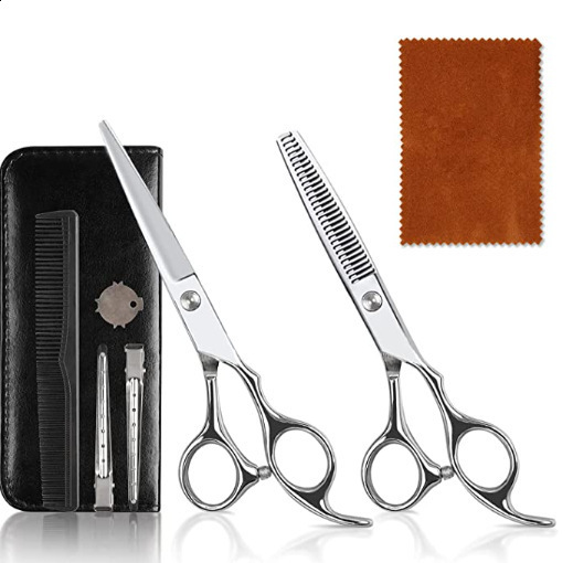 566.577.5 Inch Professional Hairdressing Scissors Japan 440C Hairdreser Barber Shears Set Cutting Thinning Haircut 220317